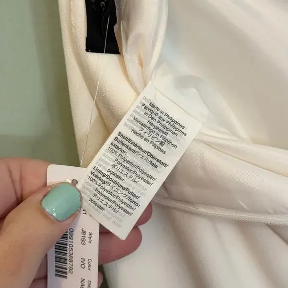 J.Crew Pencil Skirt in Crepe Womens 8 Ivory Formal Career Office Workwear NWT - Picture 7 of 7